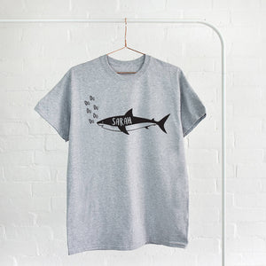Adult Personalised Shark T-Shirt