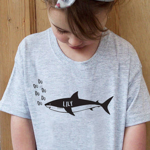 Personalised Children's Shark T-Shirt