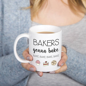 Bakers Gonna Bake Emoji Mug