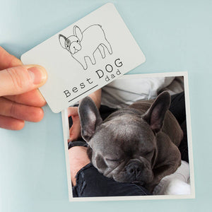 Best Dog Dad Illustration Breed Fridge Magnet
