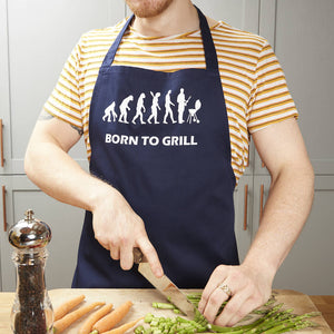 Born To Grill Mens Apron