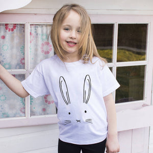 Children's Bunny Face T-Shirt