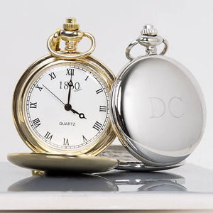 Initial Personalised Pocket Watch