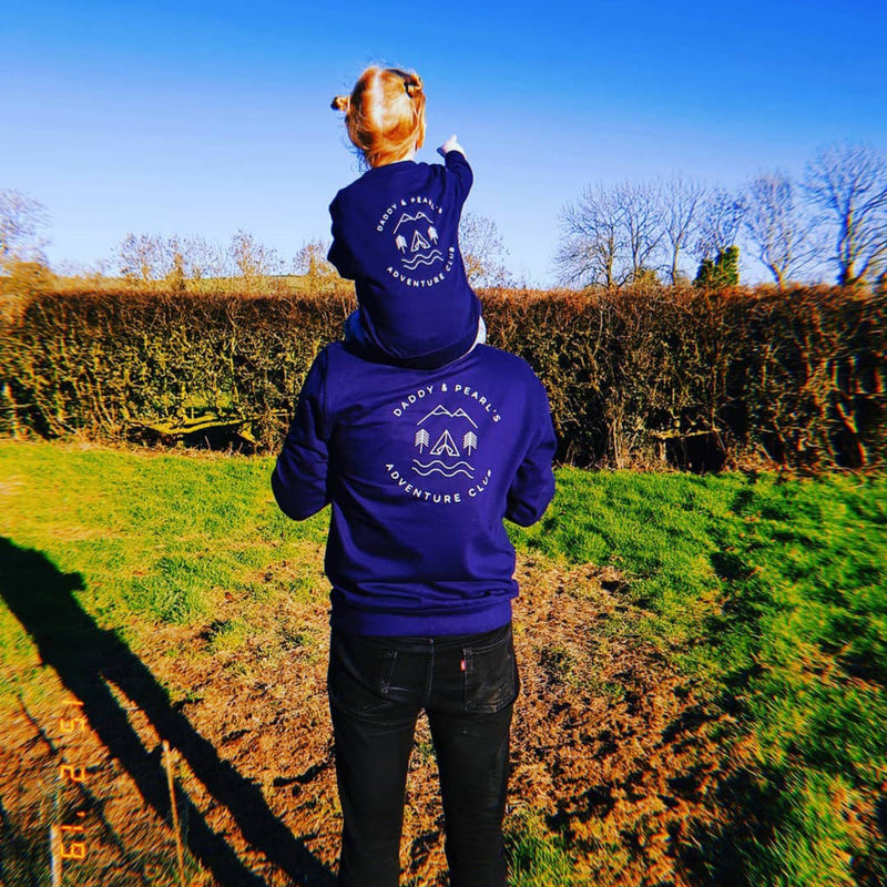 Dad And Me Adventure Club Navy Sweatshirt Jumper Set