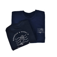 Dad And Me Adventure Club Navy Sweatshirt Jumper Set