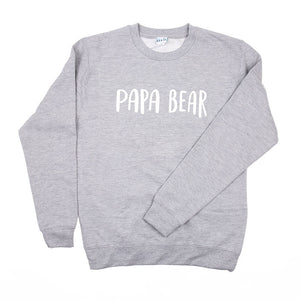 Dad And Me Bear Sweatshirt Jumper Set