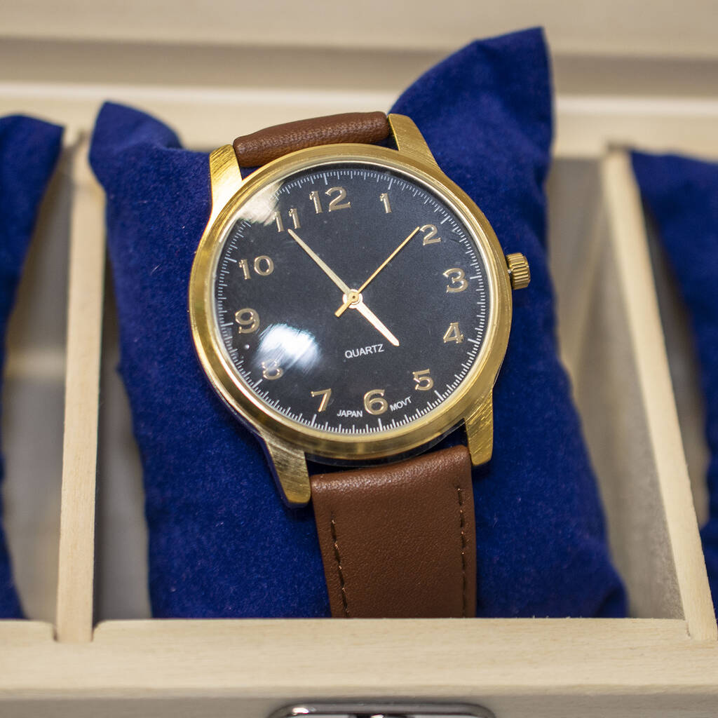 Dapper Dad Wooden Watch Box