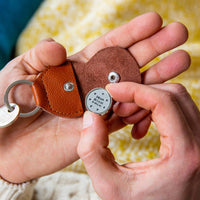 Dream, Believe, Achieve' Pocket Token Keepsake Keyring