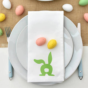 Easter Bunny Rabbit Silhouette Napkin
