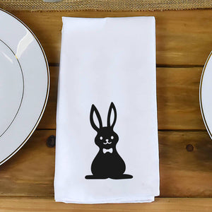 Easter Bunny Rabbit Silhouette Napkin