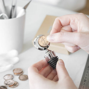 80th Birthday 1943 Farthing Coin Bottle Stopper