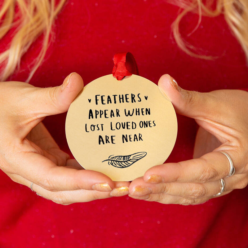 Feather's Appear' Remembrance Christmas Decoration