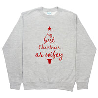 First Christmas As Hubby And Wifey Christmas Jumper Set