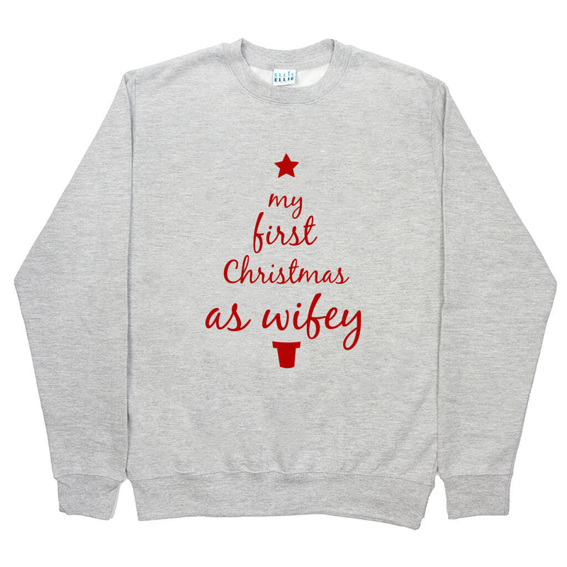First Christmas As Hubby And Wifey Christmas Jumper Set