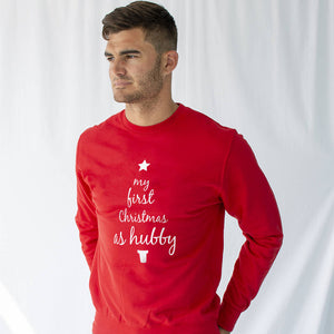 First Christmas As Hubby And Wifey Christmas Jumper Set