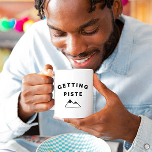 'Getting Piste' Ski Mug