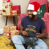 'Getting Piste At Christmas' Bold Christmas T Shirt