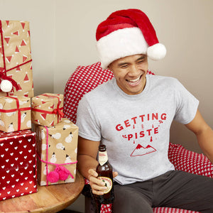 'Getting Piste' At Christmas T-Shirt