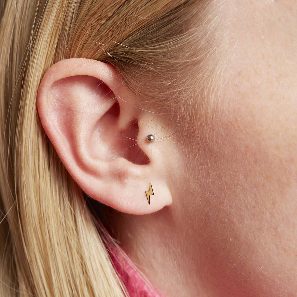 Enamel & Stone Hex Charm Small Hoop Earrings | 18ct Gold Plated  Vermeil/Cubic Zirconia Earrings | Missoma