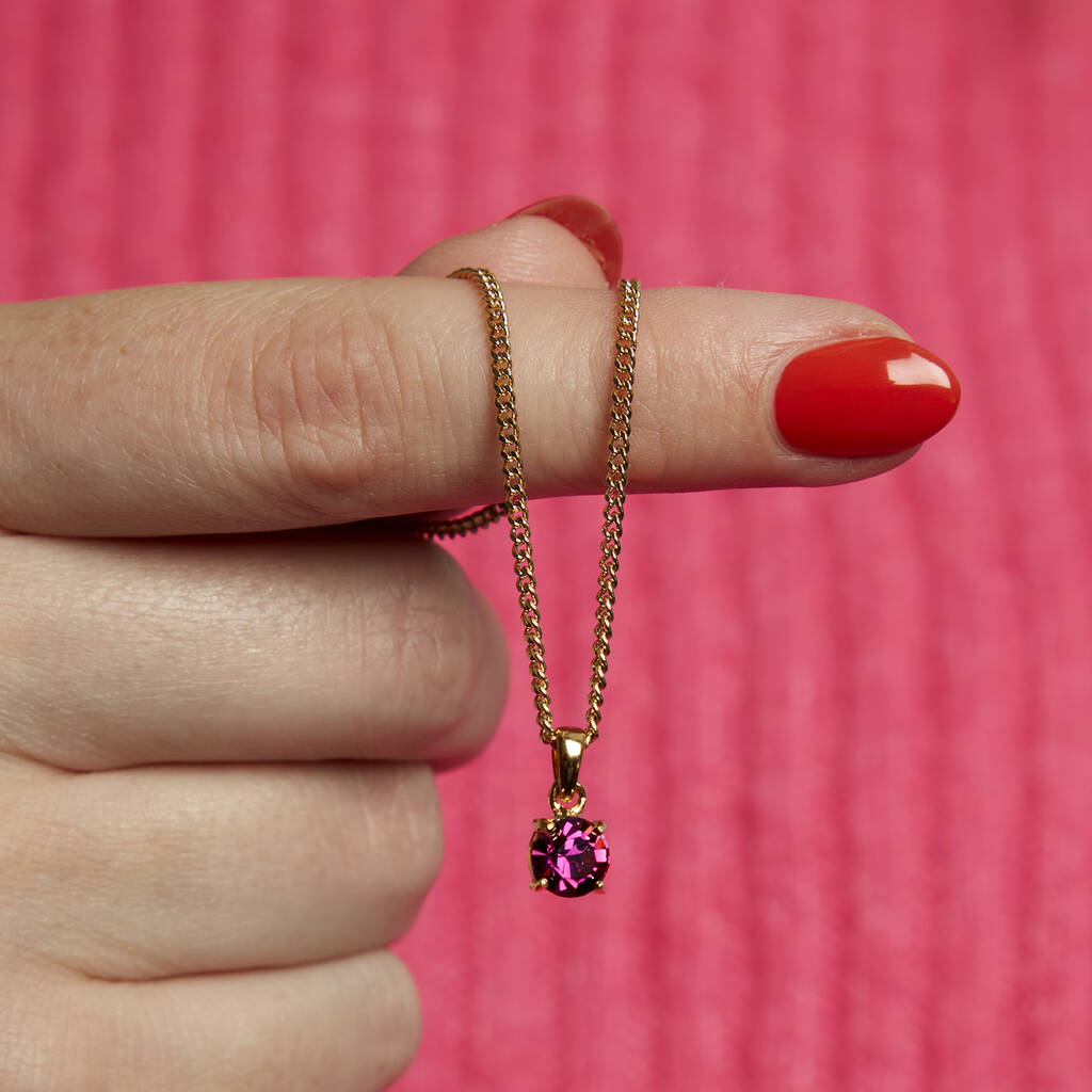 Tourmaline birthstone necklace cheap