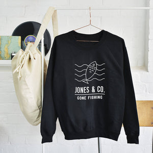 Gone Fishing' Personalised Adventure Men's Sweatshirt