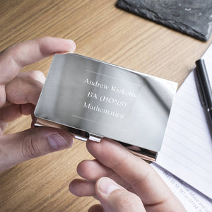 Graduation Name And Letters Business Card Holder