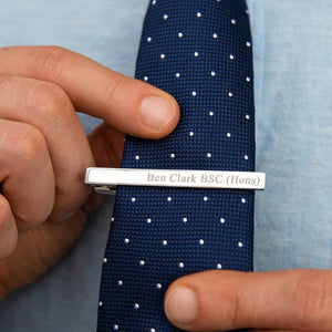 Graduation Personalised Name And Letters Tie Clip