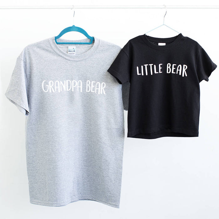 Grandad And Me Bear T-Shirt Set