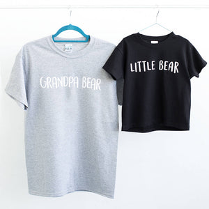 Grandad And Me Bear T-Shirt Set