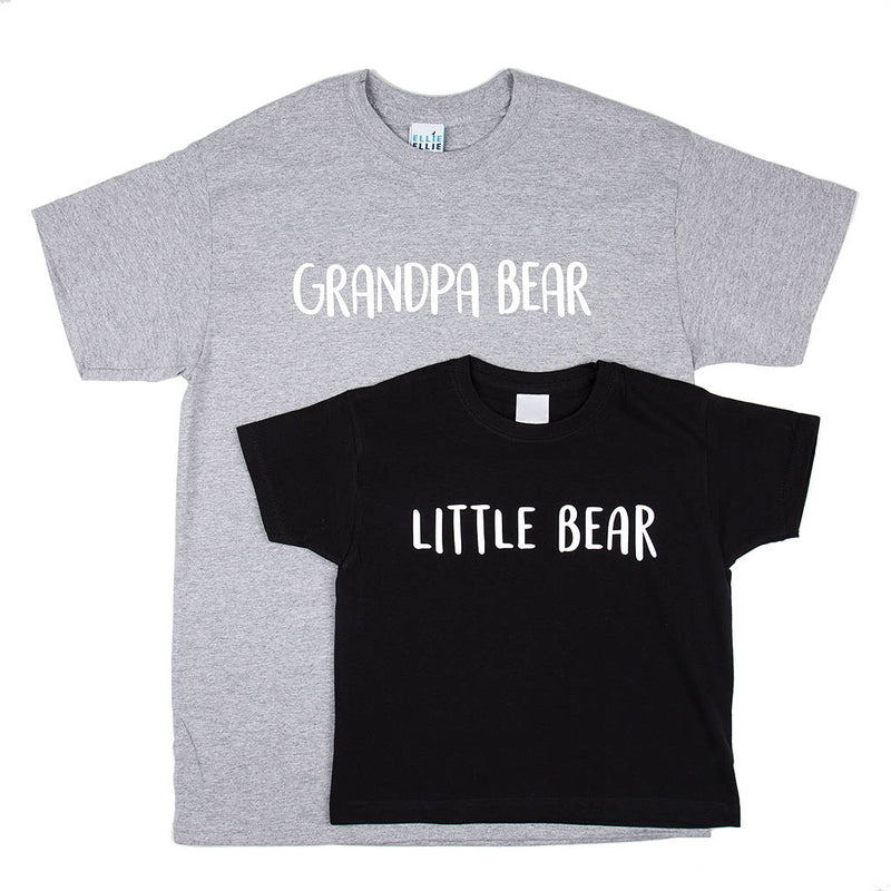Grandad And Me Bear T-Shirt Set