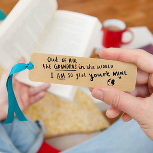 Grandad I Am So Glad You're Mine' Bookmark GOLD