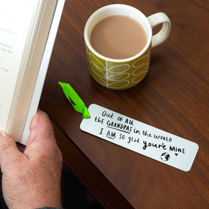 Grandpa I Am So Glad You're Mine' Bookmark