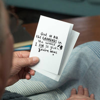Grandpa I Am So Glad You're Mine' Coaster