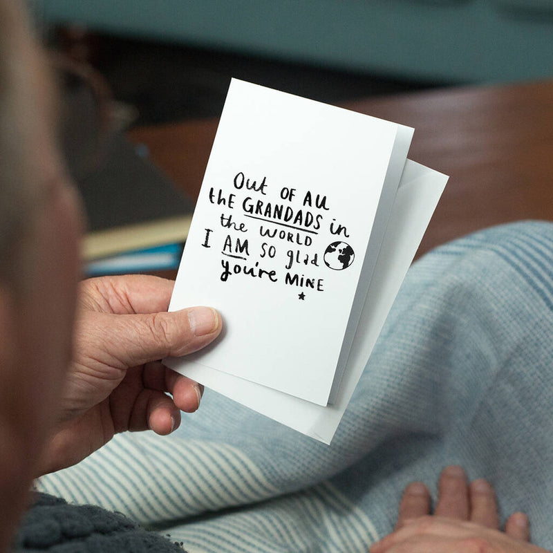 Grandad I Am So Glad You're Mine' Fridge Magnet