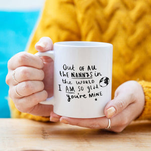 'Grandma I Am So Glad You're Mine' Mug