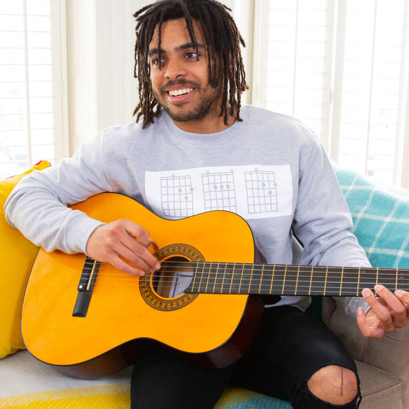 Guitar Chord 'Dad' Men's Sweatshirt