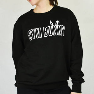 Gym Bunny' Ladies Jumper Sweatshirt