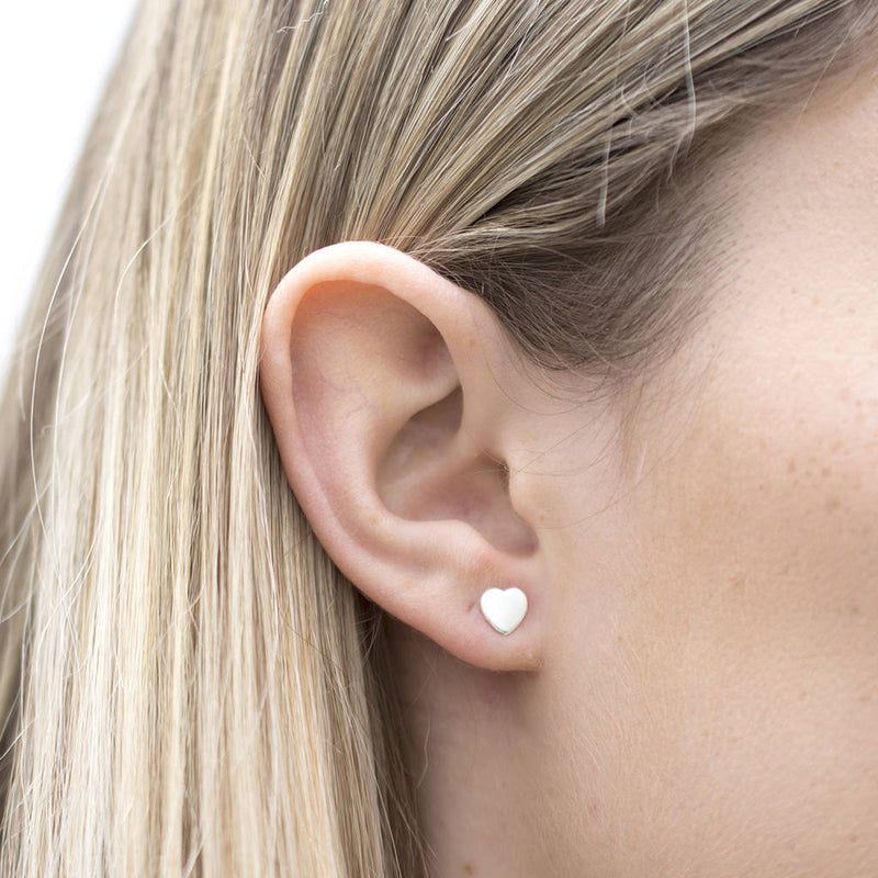 Happy Birthday' Personalised Heart Studs