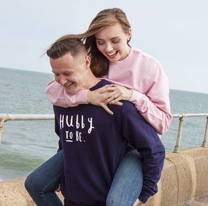 Hubby And Wifey To Be Engagement Sweatshirt Set