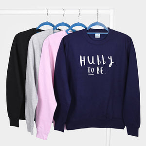 Hubby And Wifey To Be Engagement Sweatshirt Set