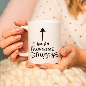 I Am An Awesome Aunty / Uncle' Mug Set