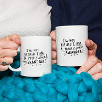 I'm A Professional Grandma / Grandad' Mug Set