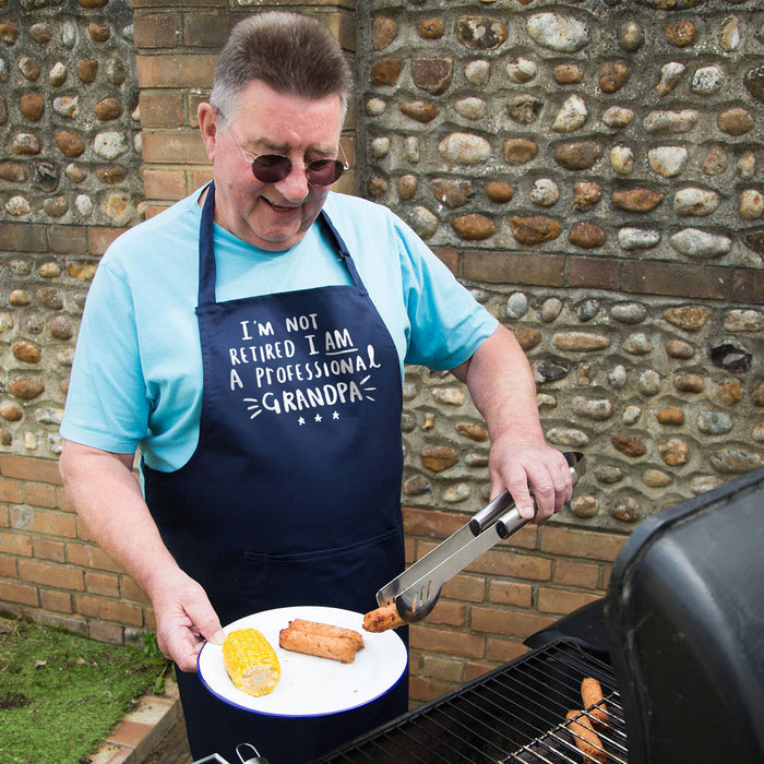 I'm Not Retired I'm A Professional Grandpa' Apron