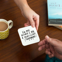 I'm Not Retired I'm A Professional Grandpa' Coaster