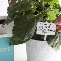 It Takes A Big Heart To Shape Little Minds Plant Marker
