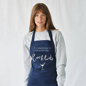 Looks Like Cocktails' Christmas Apron