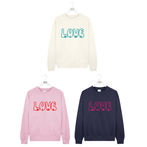 Love Wins Ladies Sweatshirt Jumper