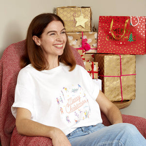 'Merry Christmas' Retro T-Shirt