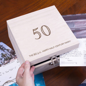 Milestone Birthday And Special Message Memory Box