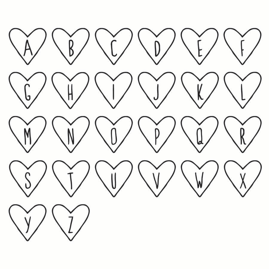Monogram Heart Initial Personalised Sweatshirt Jumper